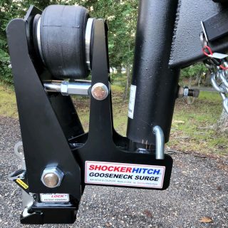 Refurbished Shocker 30K Gooseneck Air Hitch & Shift Lock 9″ Offset Coupler for 2-5/16″ Ball