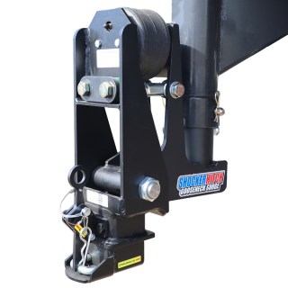 Shocker 30K Gooseneck Air Hitch & Shift Lock 9" Offset Coupler for 2-5/16" Ball