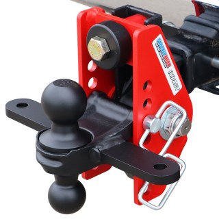 Shocker 14K Impact Sway Control Drop Hitch with Combo Ball