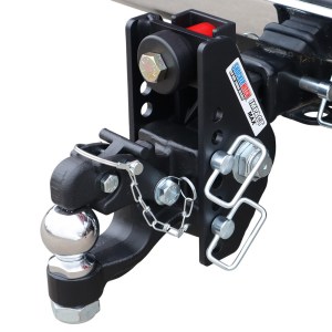 Shocker 20K Impact Cushion Drop Hitch with Pintle & Ball