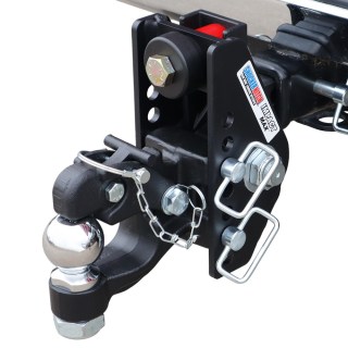 Shocker 20K Impact Cushion Drop Hitch with Pintle & Ball