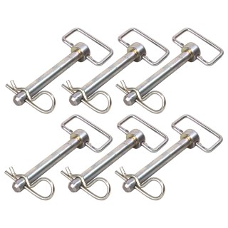 Refurbished Shocker 5/8″ x 5″ D-Handle Hitch Pins with Clips