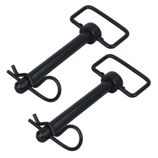 Shocker 5/8″ x 5″ Black Ball Mount D-Handle Hitch Pin with Clip