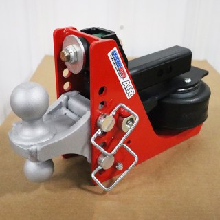 Refurbished Original Shocker 14K Air Hitch with Combo Ball Mount – 7 Hole Frame