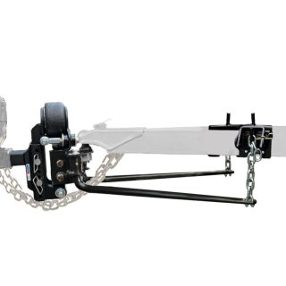 Shocker Air Equalizer & Chain Style Round Bar WD Hitch