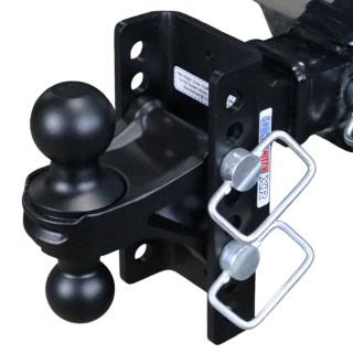 Shocker XR Adjustable Drop Hitch with Combo Ball