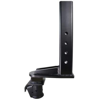 9" Offset Demco Gooseneck Coupler - Square - Black