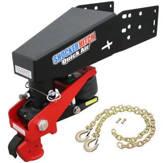 Refurbished Shocker Quick Air 5th Wheel to Gooseneck Air Hitch & Demco Coupler Conversion Kit
