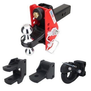 Shocker 14K Impact Cushion Drop Hitch Farm Mount Towing Kit