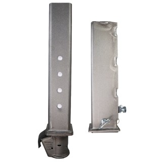 Shocker Square Gooseneck Outer Sleeve & Inner Stem with Demco 2-5/16″ Coupler