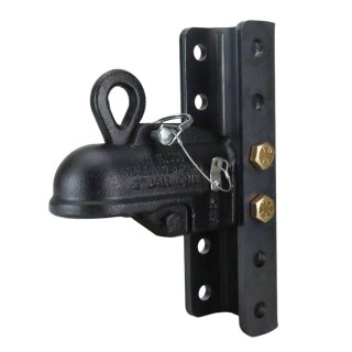 Wallace Auto Locking Trailer Coupler 2″ Ball & 5-Position Weld-On Vertical Channel – 12K