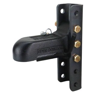 Wallace HD Trailer Coupler 2-5/16" Ball & 5-Position Weld-On Vertical Channel