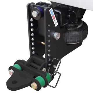 Shocker 20K HD Max Air Super Drop Hitch with Cushion Drawbar