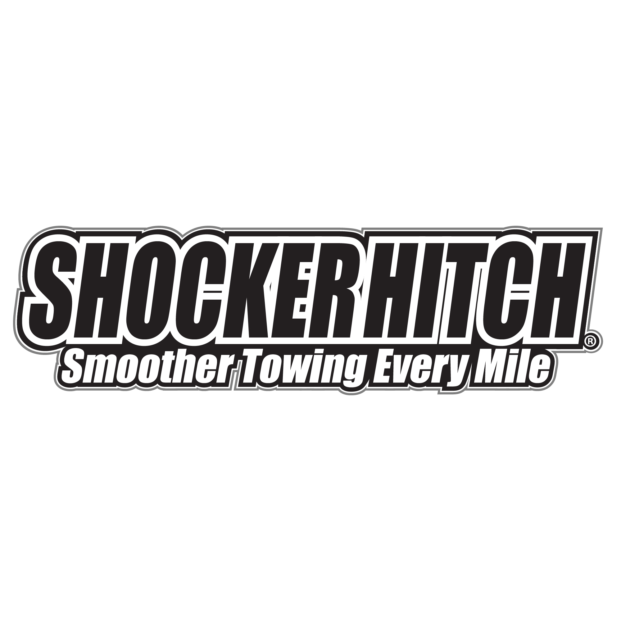 Black square logo — Shocker Hitch, Smoother Towing Every Mile